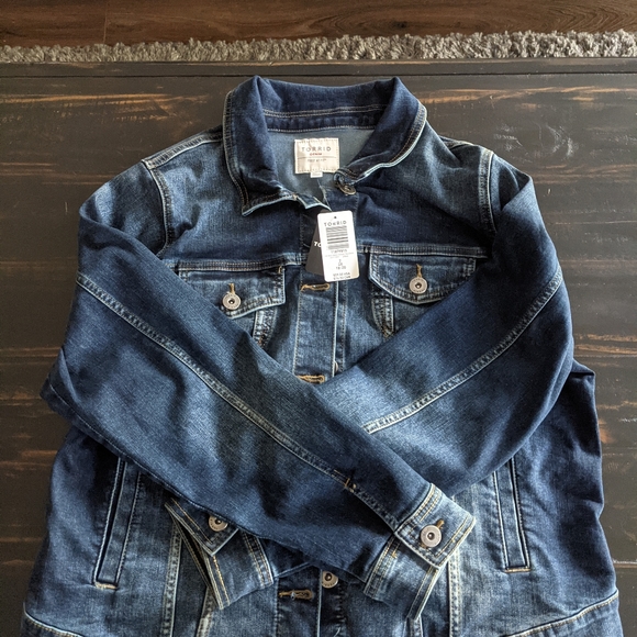 torrid Jackets & Blazers - NWT Torrid Jean Jacket size 2X